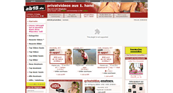 Desktop Screenshot of privatvideos.ab18.de